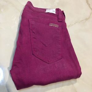 Hudson skinny jeans woman pink